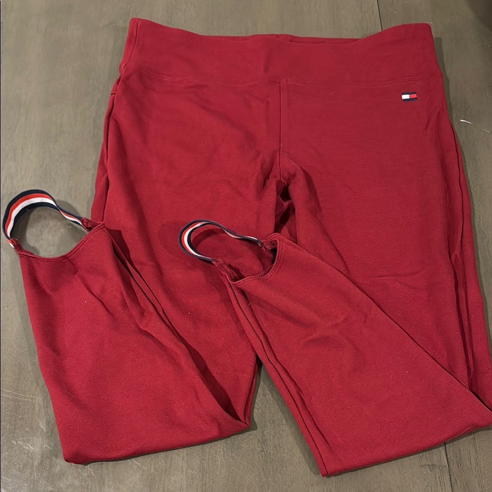 Tommy Hilfiger Red Track Pants